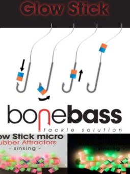 BONEBASS GLOW STICK MICRO DOBLE COLOR