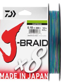 DYNEEMA DAIWA JBRAID 8B 300 M 10 COLORES