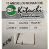 ANZUELOS MONTADOS RECTO KITUCHI CARBONO