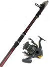 COMBO CAÑA NOON STAR TELEX 4.50 M CARRETE BEAST MASTER