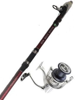 COMBO CAÑA NOON STAR TELEX 4.50 M CARRETE AERLEX 10000 XSB